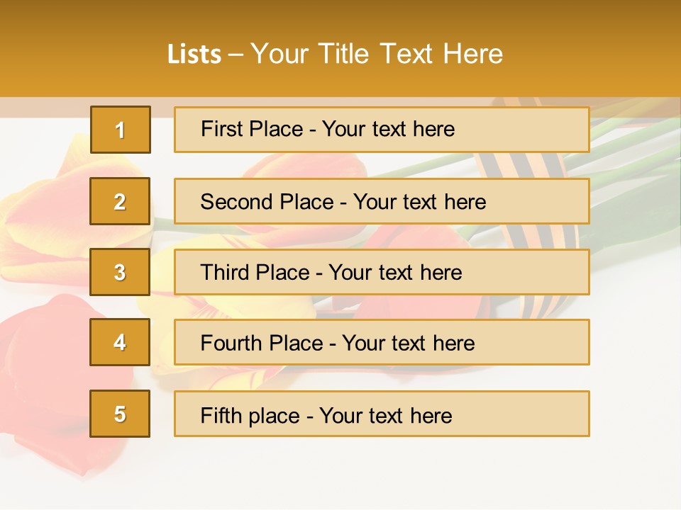 Red Great Yellow PowerPoint Template