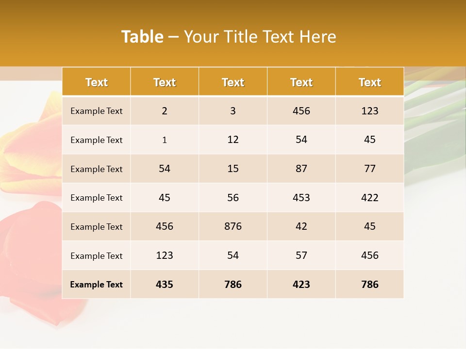 Red Great Yellow PowerPoint Template