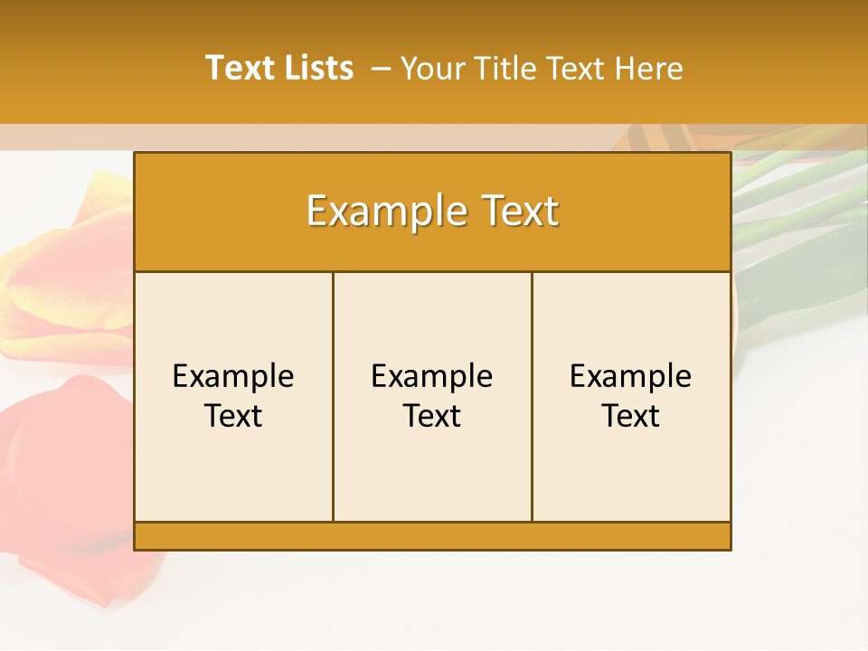 Red Great Yellow PowerPoint Template