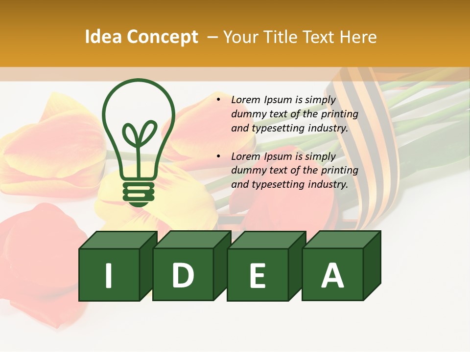 Red Great Yellow PowerPoint Template