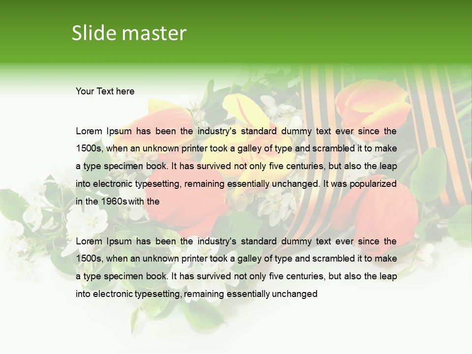 Tape War World PowerPoint Template