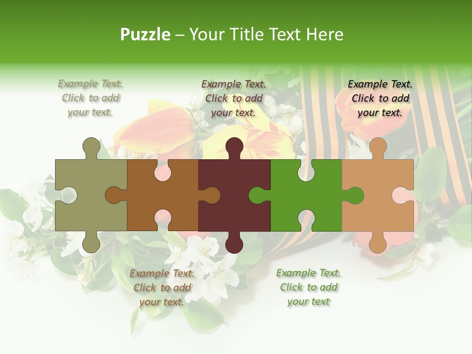 Tape War World PowerPoint Template