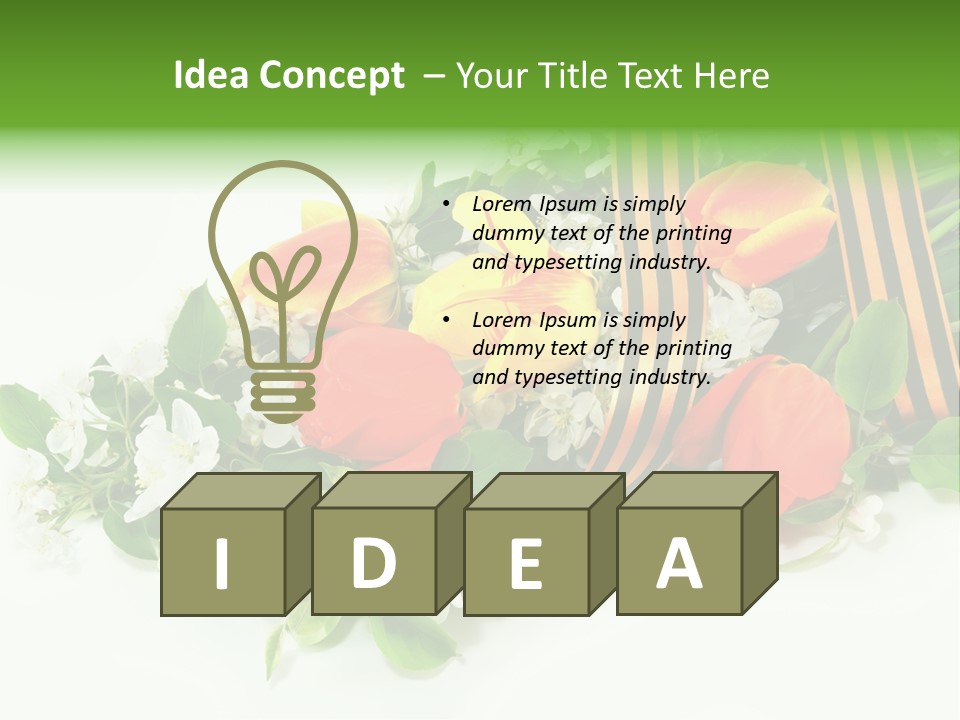 Tape War World PowerPoint Template