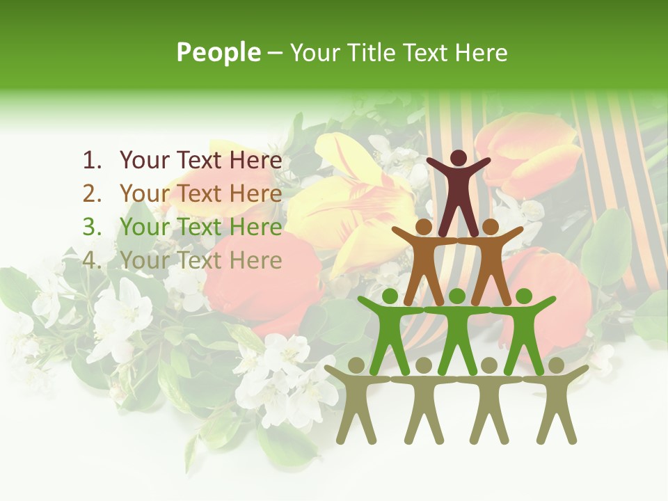 Tape War World PowerPoint Template