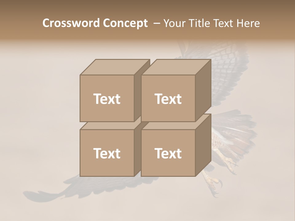 Wingspread Elegance Raptors PowerPoint Template