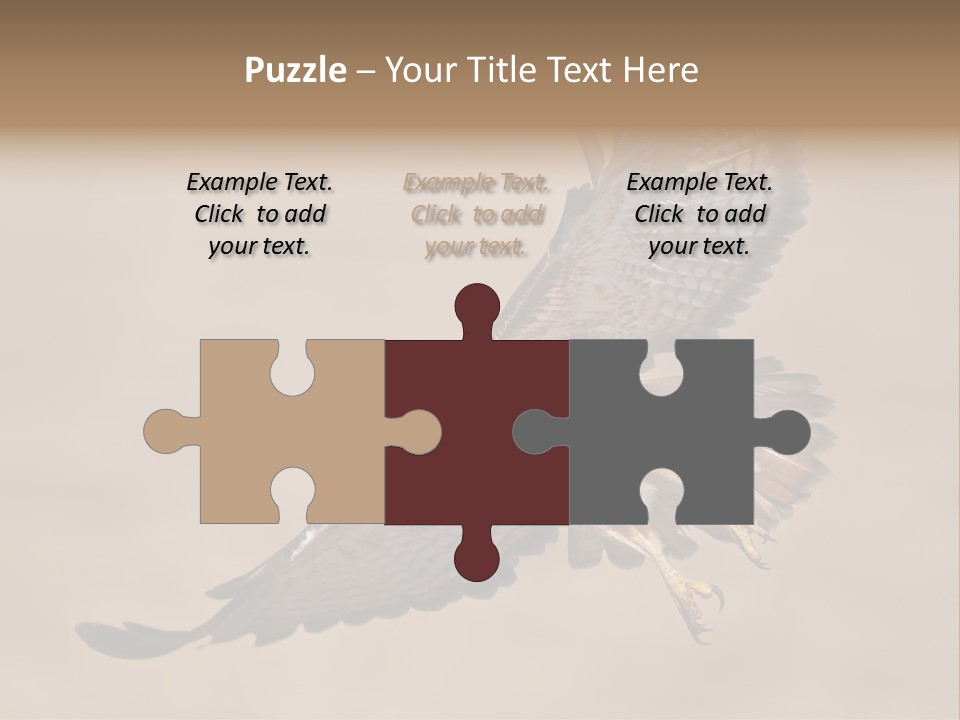 Wingspread Elegance Raptors PowerPoint Template