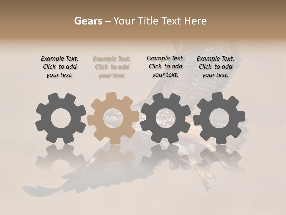 Wingspread Elegance Raptors PowerPoint Template