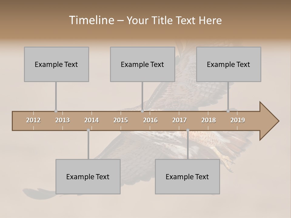 Wingspread Elegance Raptors PowerPoint Template