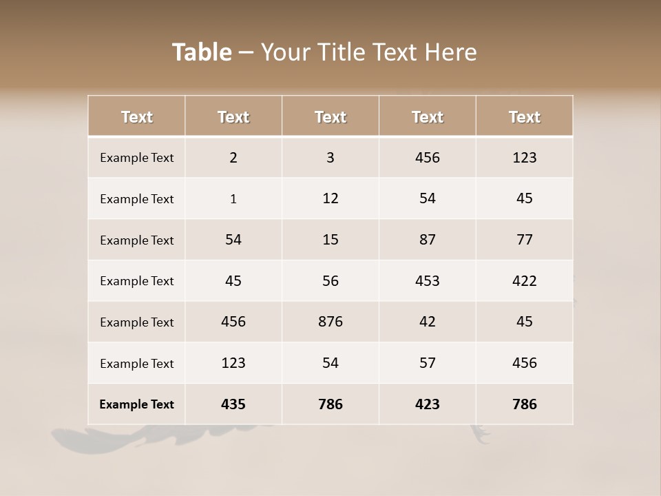 Wingspread Elegance Raptors PowerPoint Template