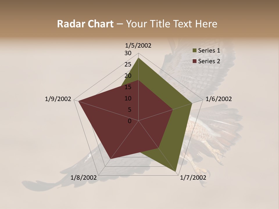 Wingspread Elegance Raptors PowerPoint Template