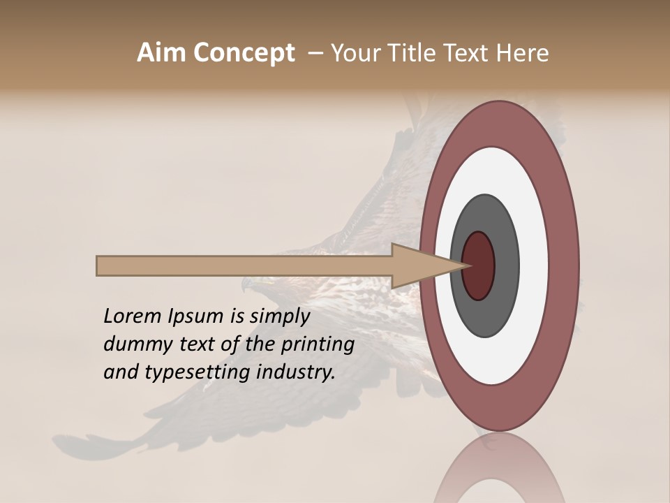 Wingspread Elegance Raptors PowerPoint Template