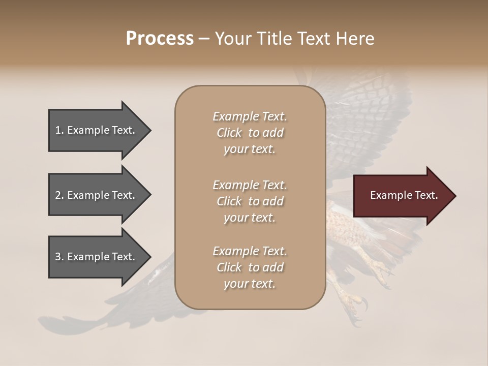 Wingspread Elegance Raptors PowerPoint Template