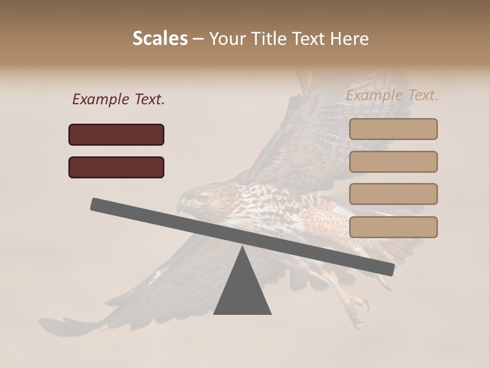 Wingspread Elegance Raptors PowerPoint Template