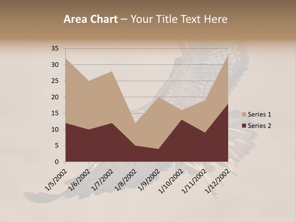 Wingspread Elegance Raptors PowerPoint Template