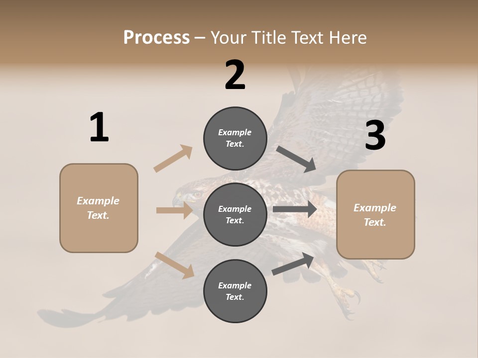 Wingspread Elegance Raptors PowerPoint Template