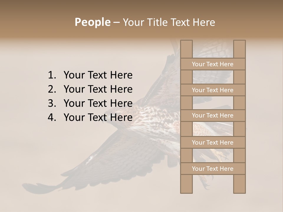 Wingspread Elegance Raptors PowerPoint Template