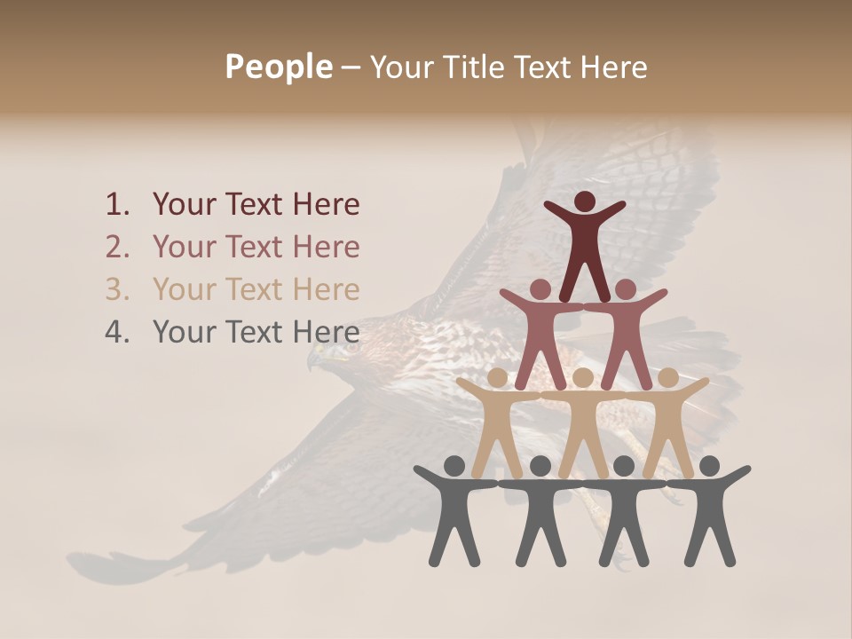 Wingspread Elegance Raptors PowerPoint Template