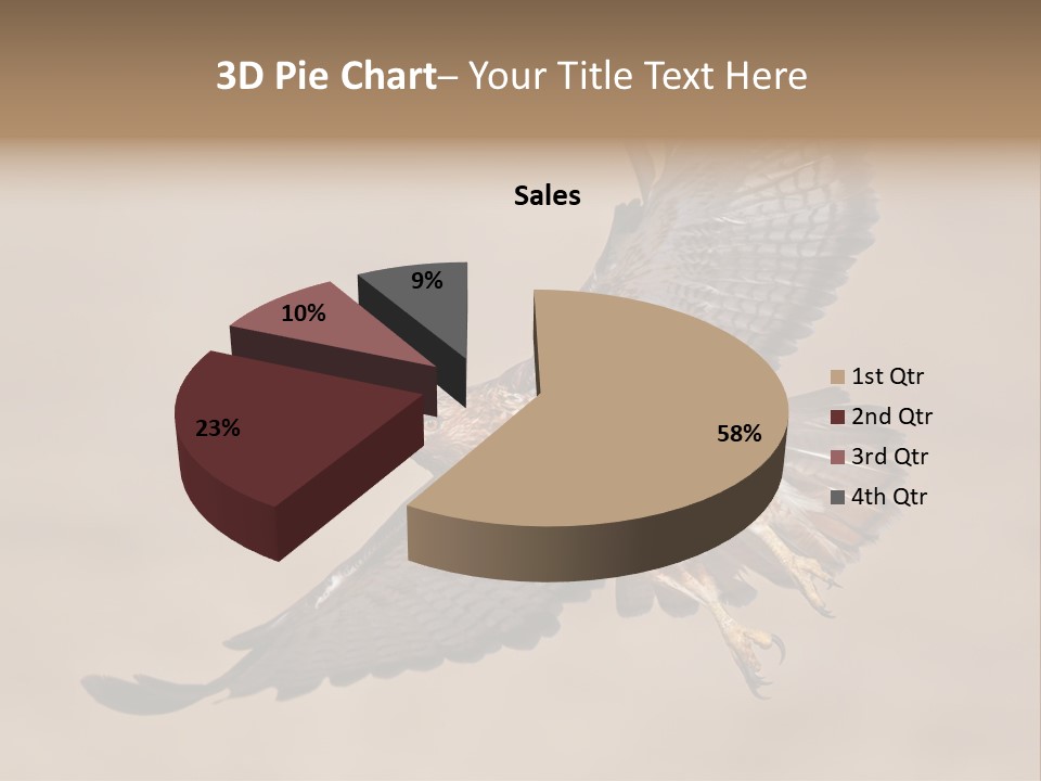 Wingspread Elegance Raptors PowerPoint Template