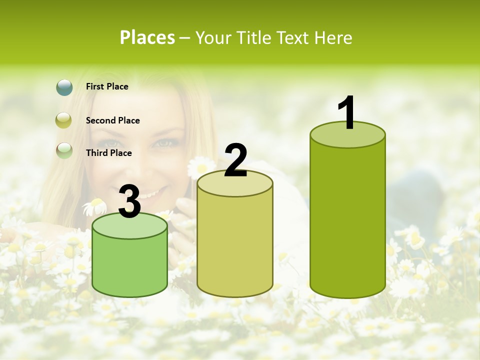 Lady Spring Wellness PowerPoint Template