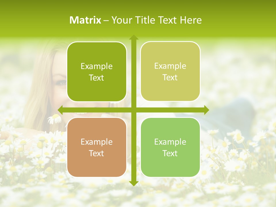 Lady Spring Wellness PowerPoint Template