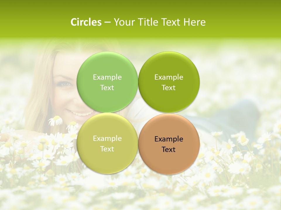 Lady Spring Wellness PowerPoint Template