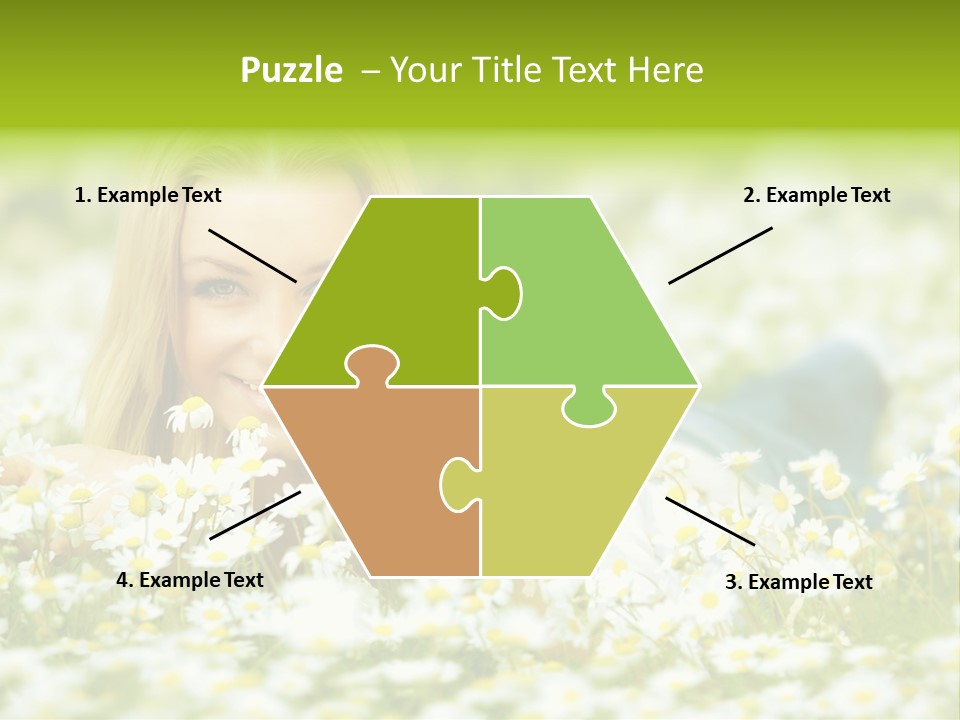 Lady Spring Wellness PowerPoint Template