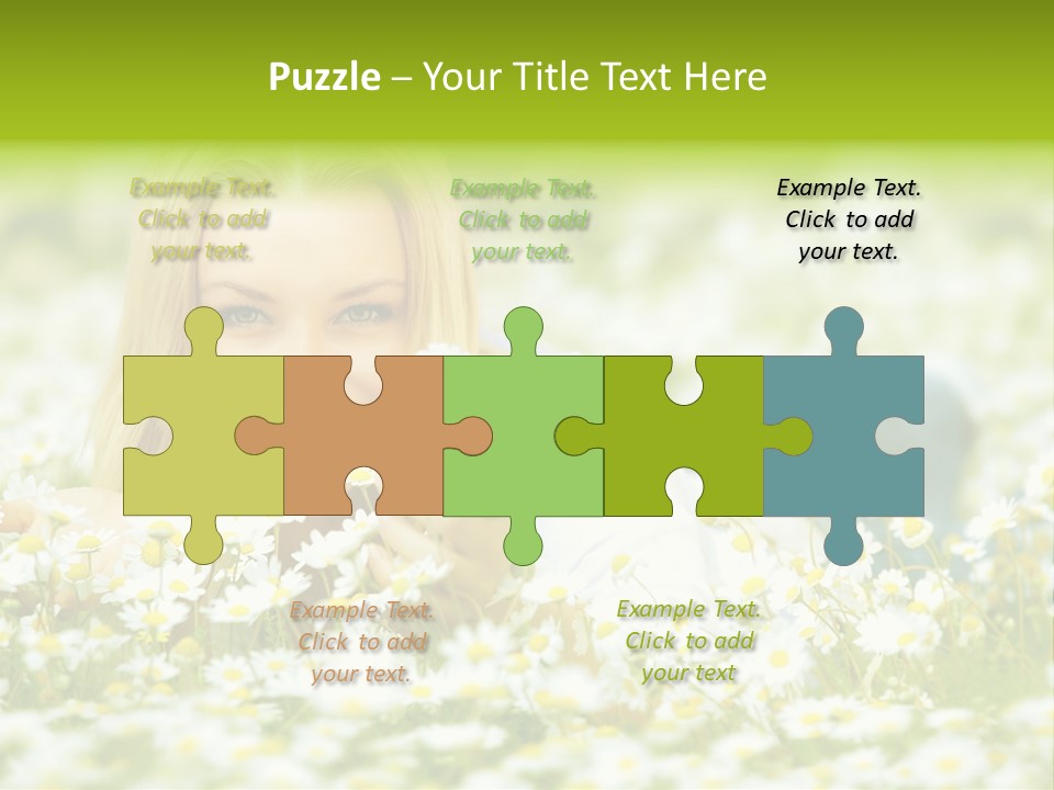 Lady Spring Wellness PowerPoint Template
