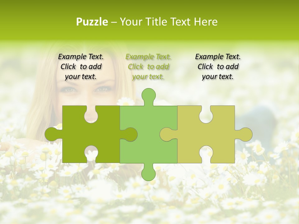 Lady Spring Wellness PowerPoint Template