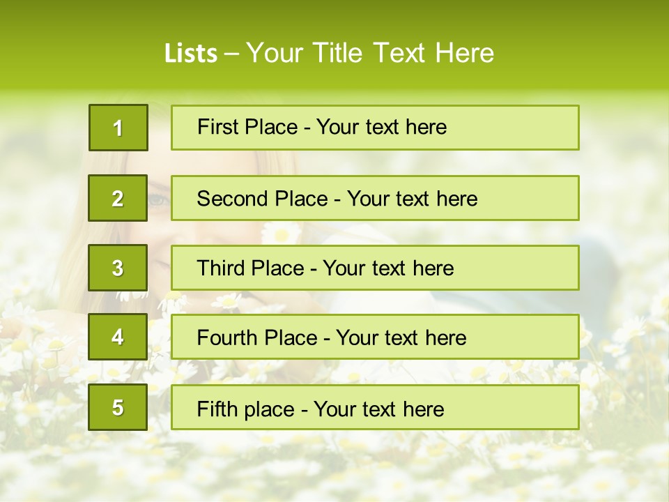 Lady Spring Wellness PowerPoint Template
