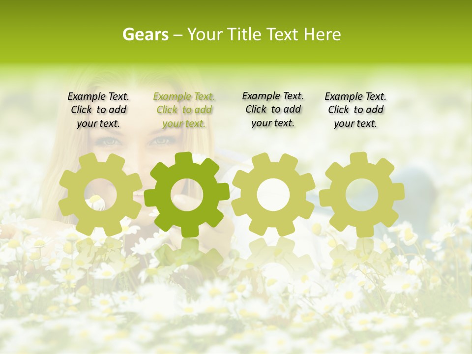 Lady Spring Wellness PowerPoint Template