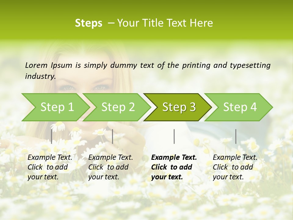 Lady Spring Wellness PowerPoint Template