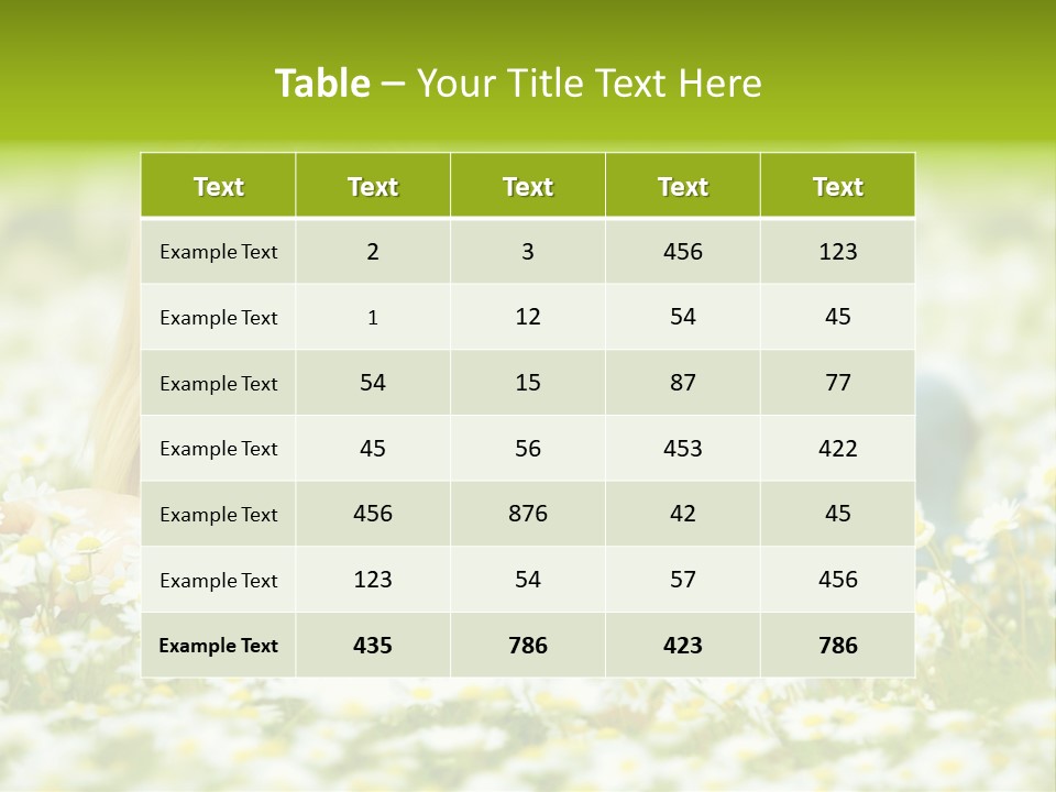 Lady Spring Wellness PowerPoint Template