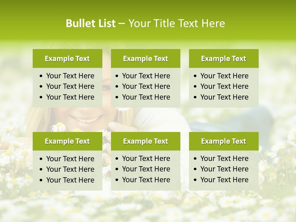 Lady Spring Wellness PowerPoint Template