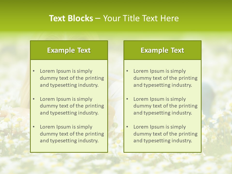 Lady Spring Wellness PowerPoint Template