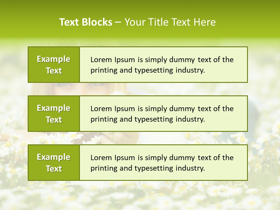 Lady Spring Wellness PowerPoint Template