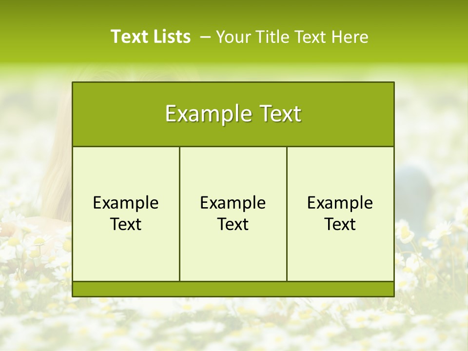 Lady Spring Wellness PowerPoint Template