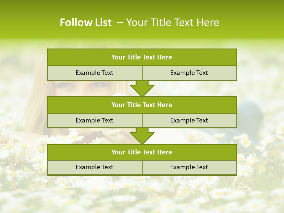 Lady Spring Wellness PowerPoint Template