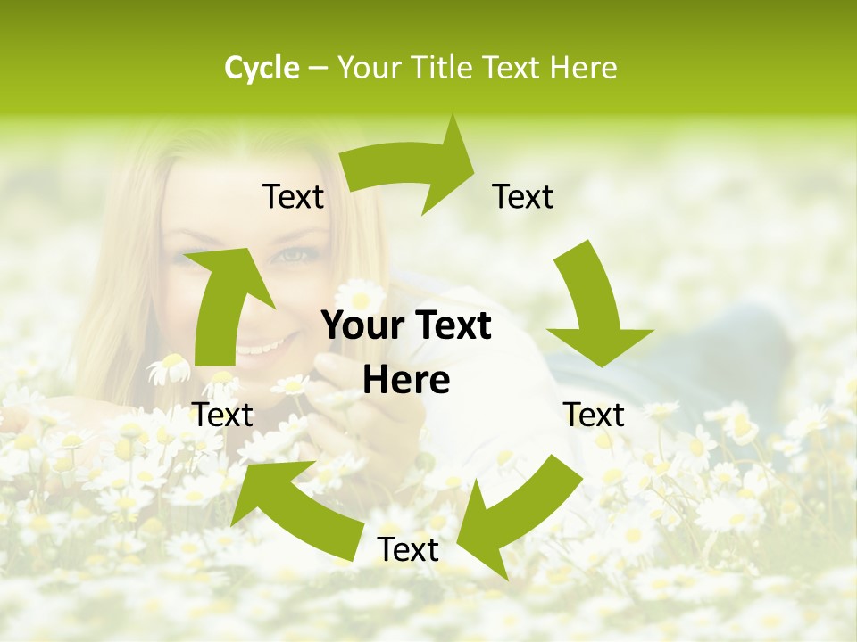 Lady Spring Wellness PowerPoint Template