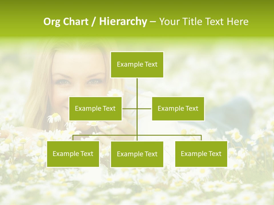 Lady Spring Wellness PowerPoint Template