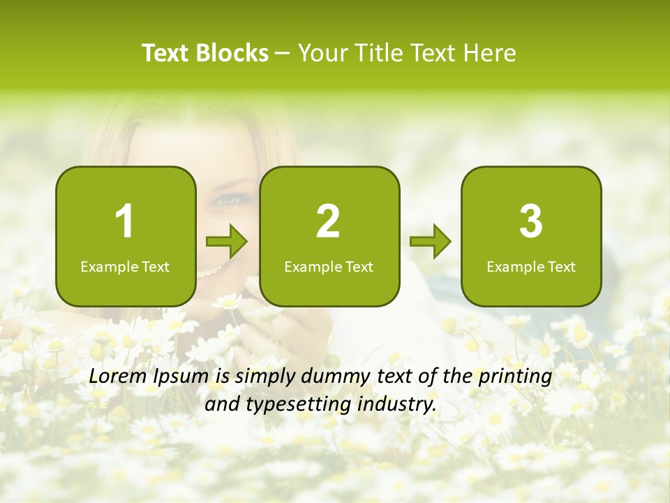 Lady Spring Wellness PowerPoint Template