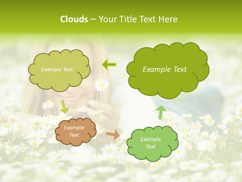 Lady Spring Wellness PowerPoint Template