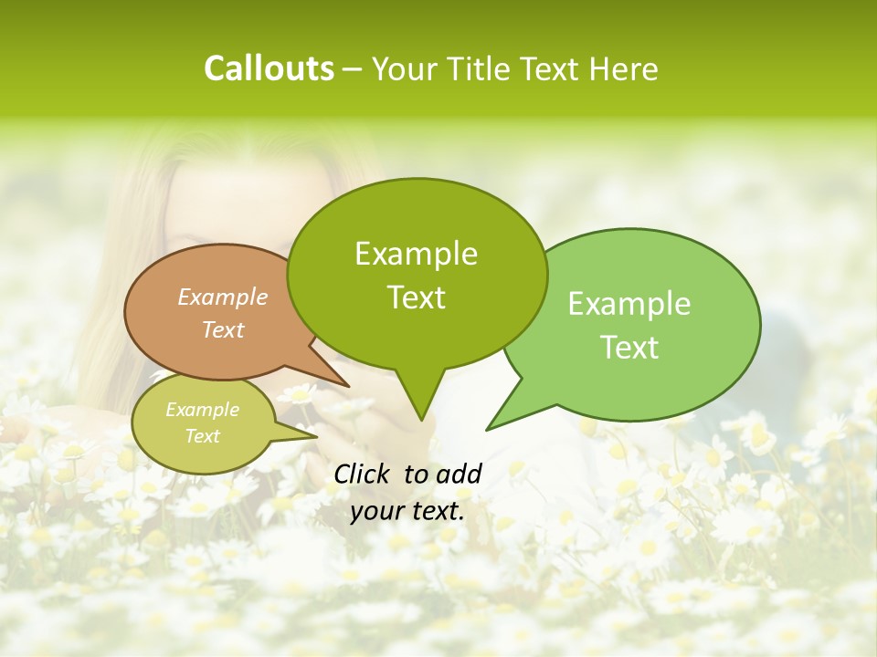 Lady Spring Wellness PowerPoint Template