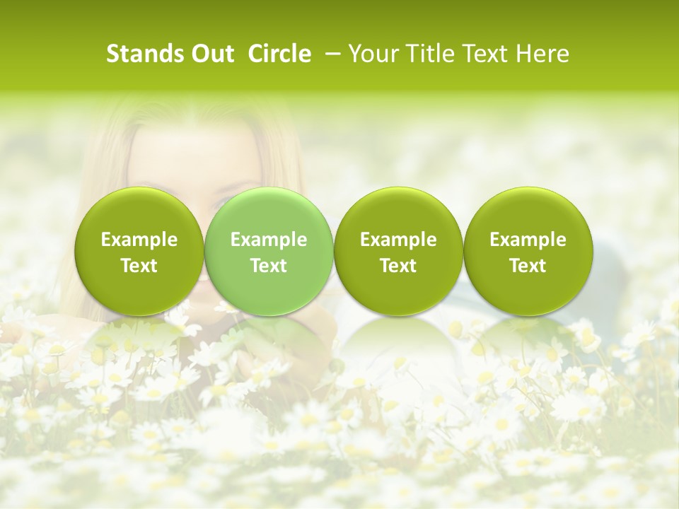 Lady Spring Wellness PowerPoint Template