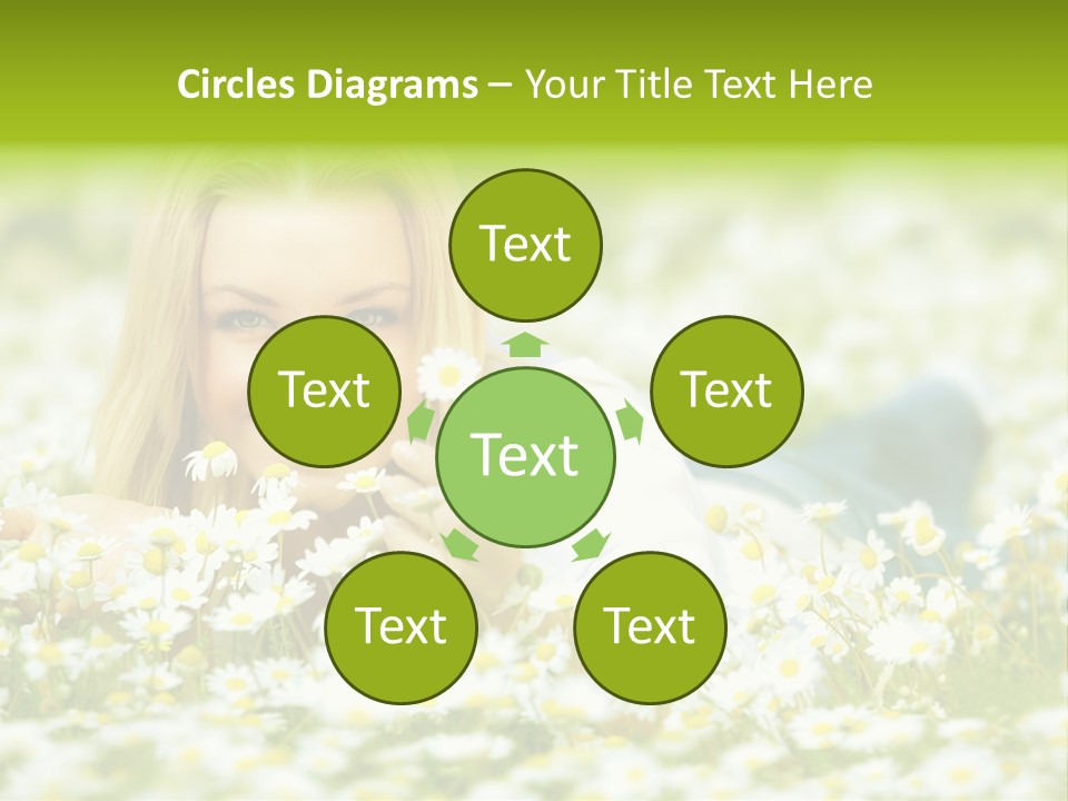 Lady Spring Wellness PowerPoint Template