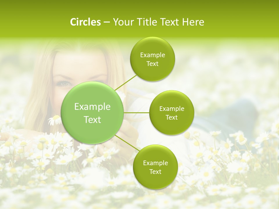 Lady Spring Wellness PowerPoint Template