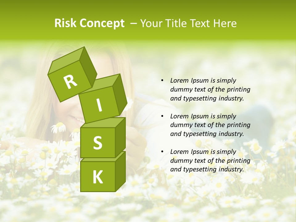 Lady Spring Wellness PowerPoint Template