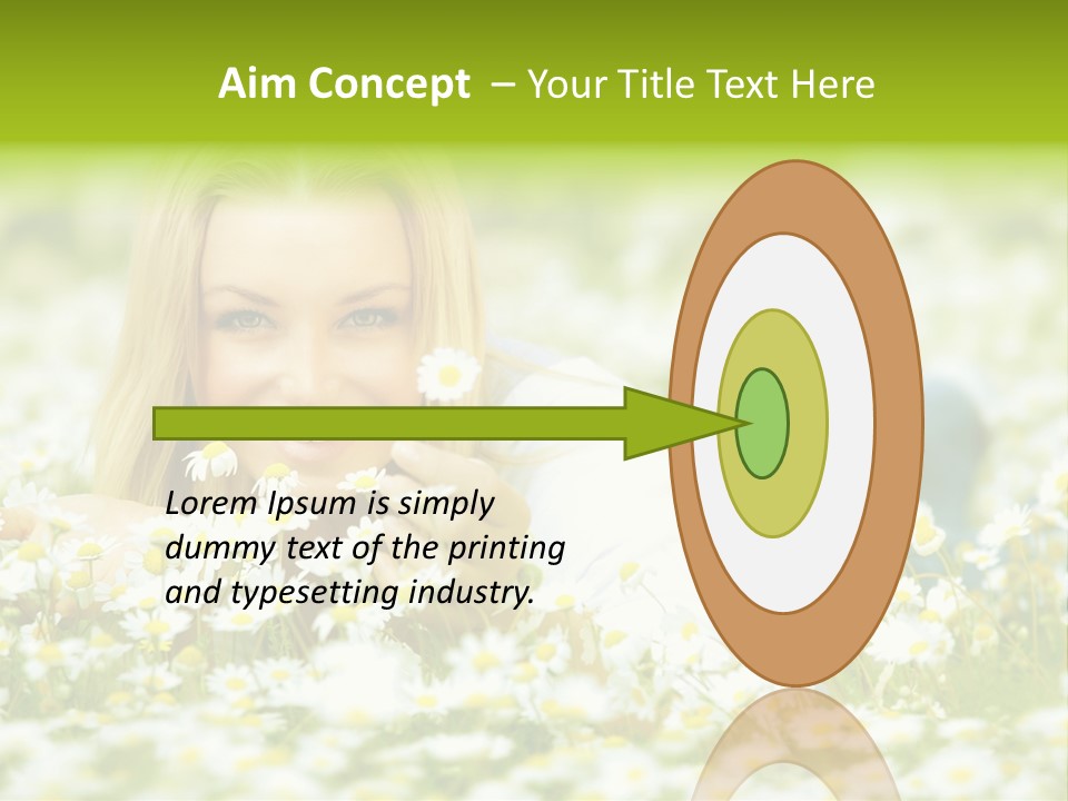 Lady Spring Wellness PowerPoint Template