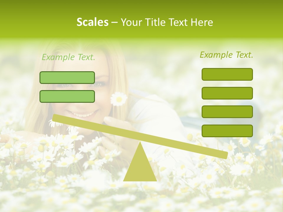 Lady Spring Wellness PowerPoint Template