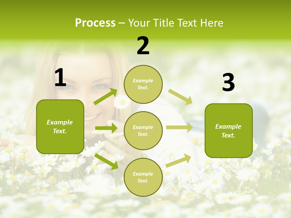 Lady Spring Wellness PowerPoint Template