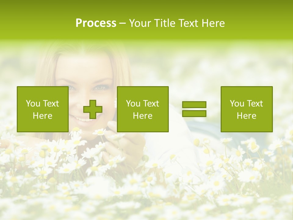 Lady Spring Wellness PowerPoint Template